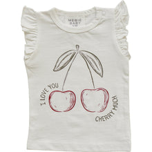 Load image into Gallery viewer, Cherry Ruffle Tee