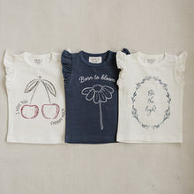 Load image into Gallery viewer, Born to Bloom Ruffle Tee