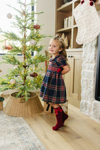 Load image into Gallery viewer, Christmas Plaid Smocked Dress