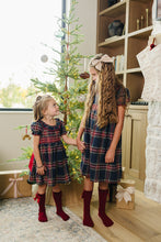 Load image into Gallery viewer, Christmas Plaid Smocked Dress