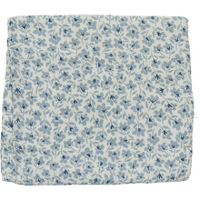 Load image into Gallery viewer, Blue Blossom Muslin Burp Cloth
