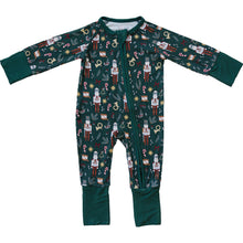 Load image into Gallery viewer, Green Nutcracker Bamboo Zipper
