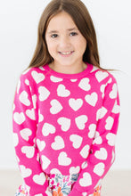 Load image into Gallery viewer, Hot Pink Hearts Sweater
