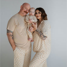 Load image into Gallery viewer, Wavy Checker | Bamboo Zip Romper