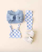 Load image into Gallery viewer, Checkered Leggings | Blue