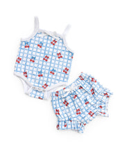 Load image into Gallery viewer, Shorts Set | Gingham Cherry