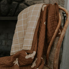 Load image into Gallery viewer, Gingerbread | Reversible Muslin Quilt