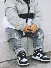 Load image into Gallery viewer, Distressed Denim - Grey Wash