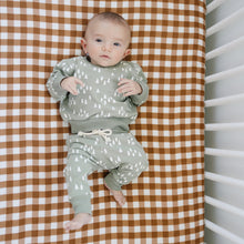 Load image into Gallery viewer, Gingham Muslin Crib Sheet