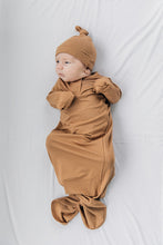 Load image into Gallery viewer, Mustard Bamboo Knot Gown