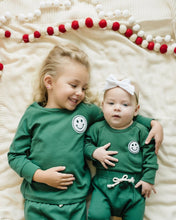 Load image into Gallery viewer, Lounge Set | Smiley Green