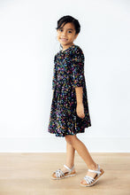 Load image into Gallery viewer, Confetti Velvet Sequin Dress