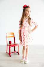 Load image into Gallery viewer, An Apple a Day 3/4 Sleeve Pocket Twirl Dress
