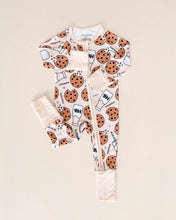 Load image into Gallery viewer, Bamboo Zip Romper | Milk &amp; Cookies