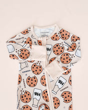 Load image into Gallery viewer, Bamboo Zip Romper | Milk &amp; Cookies