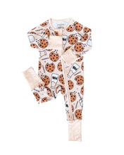 Load image into Gallery viewer, Bamboo Zip Romper | Milk &amp; Cookies