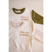 Load image into Gallery viewer, Peace, Love and Kindness Pullover for Kids