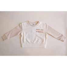 Load image into Gallery viewer, Peace, Love and Kindness Pullover for Kids
