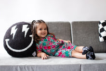 Load image into Gallery viewer, Black Smiley Plush