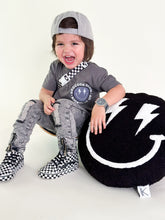 Load image into Gallery viewer, Black Smiley Plush