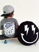 Load image into Gallery viewer, Black Smiley Plush