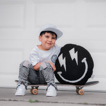 Load image into Gallery viewer, Black Smiley Plush