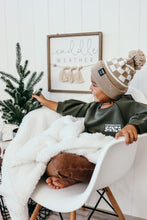 Load image into Gallery viewer, Tan Check Beanie