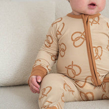 Load image into Gallery viewer, Pretzel | Bamboo Zip Romper