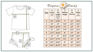 Diamond Rash Guard Swimsuit