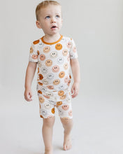 Load image into Gallery viewer, Smiley Bamboo Two Piece Shorts Set | Copper