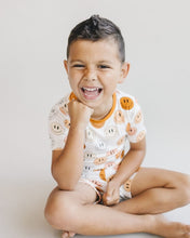 Load image into Gallery viewer, Smiley Bamboo Two Piece Shorts Set | Copper
