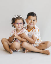 Load image into Gallery viewer, Smiley Bamboo Two Piece Shorts Set | Copper