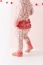 Load image into Gallery viewer, Vintage Valentine Ruffle Romper