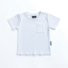 Load image into Gallery viewer, BASIC POCKET TEE - WHITE
